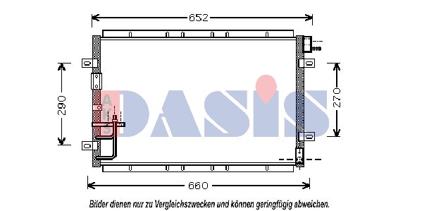 AKS DASIS Kondensaator,kliimaseade 512016N